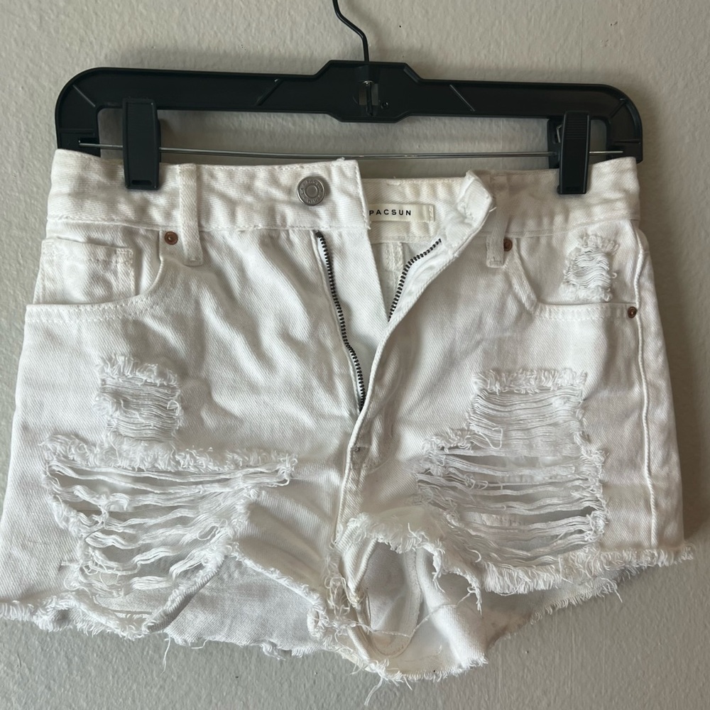 Pacsun High Rise Festival Jean Shorts